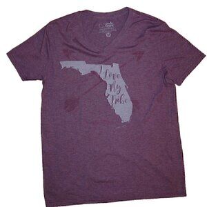Florida T-shirt Size M Purple Top